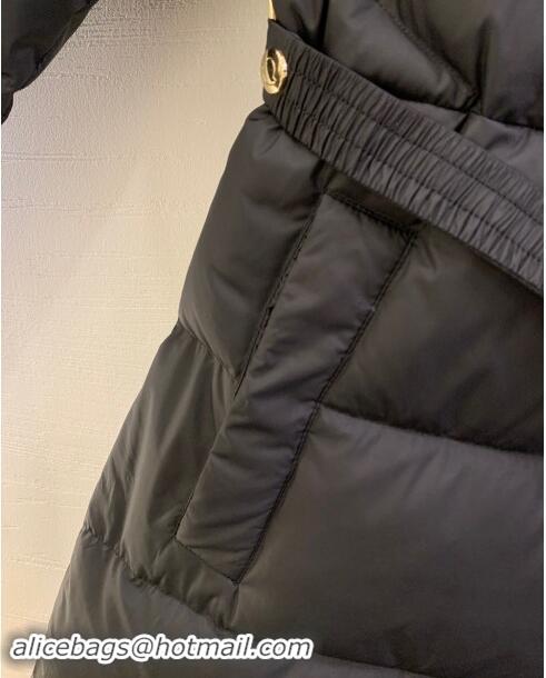 Big Discount Moncler Down Jacket with Belt M112916 Black 2024