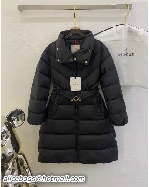 Big Discount Moncler Down Jacket with Belt M112916 Black 2024