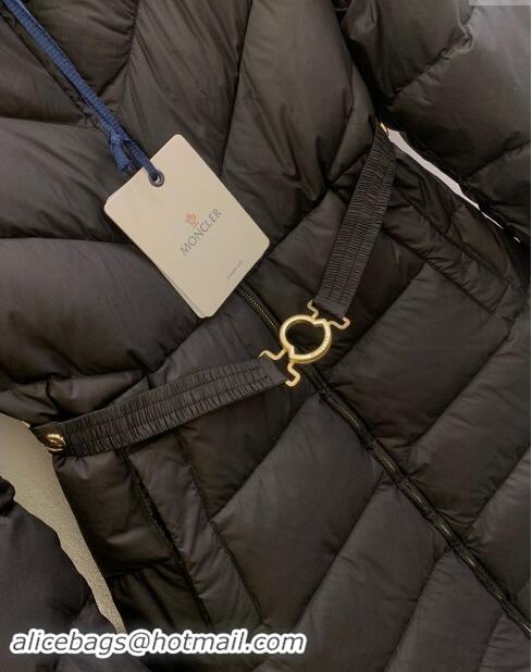 Big Discount Moncler Down Jacket with Belt M112916 Black 2024