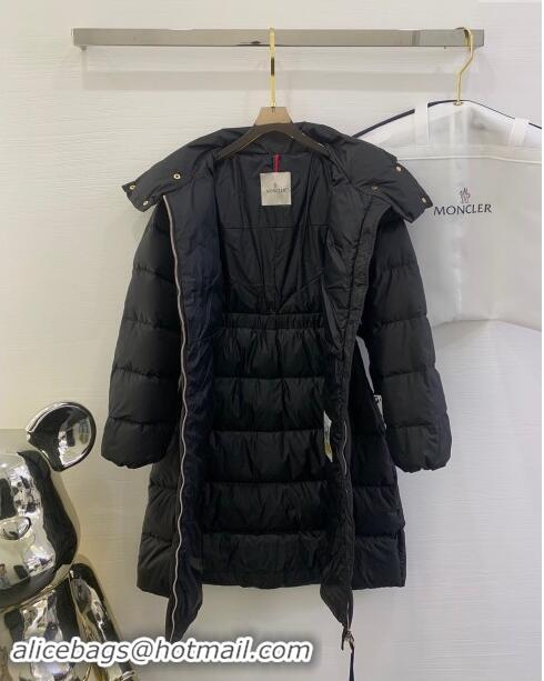 Big Discount Moncler Down Jacket with Belt M112916 Black 2024