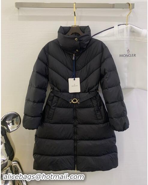 Big Discount Moncler Down Jacket with Belt M112916 Black 2024