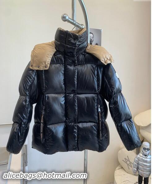 Low Cost Moncler World Short Down Coat M1203 Black 2024