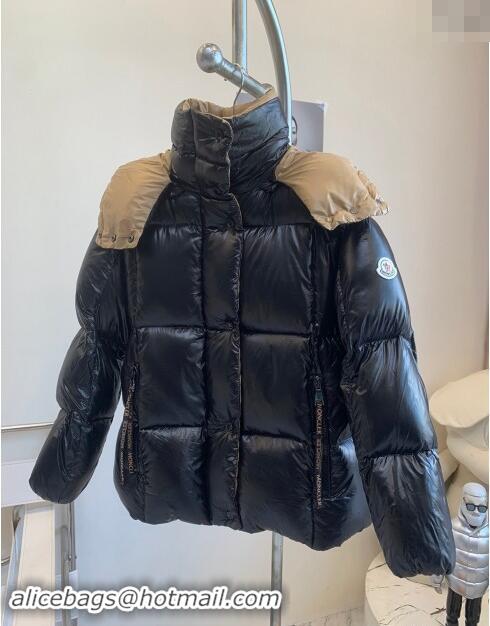 Low Cost Moncler World Short Down Coat M1203 Black 2024