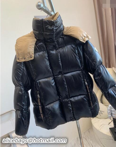 Low Cost Moncler World Short Down Coat M1203 Black 2024