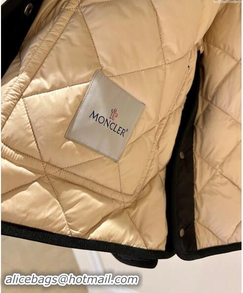 Big Discount Moncler Quilted Down Jacket with Belt M1203 Black 2024