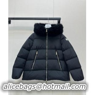 Luxurious Moncler A-Shaped Down Jacket 1203 Black 2024