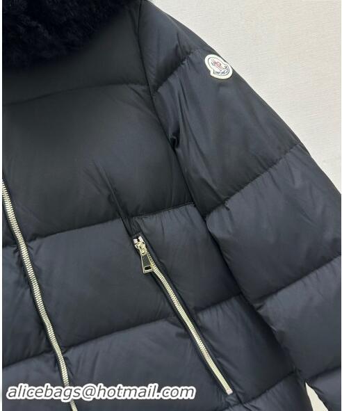 Luxurious Moncler A-Shaped Down Jacket 1203 Black 2024