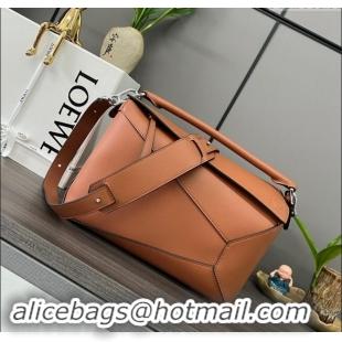 Market Sells Loewe Puzzle Medium Bag in Smooth Calfskin 062329 Brown 2024