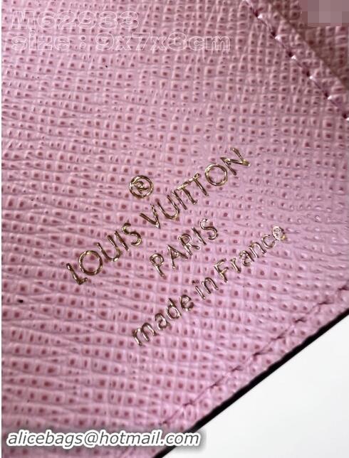 Promotional Louis Vuitton Zoe Wallet in Monogram Canvas and Cowhide Leather M62933 Pink 2024