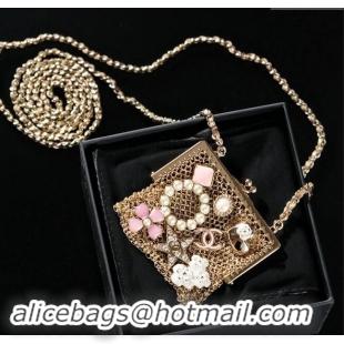 Super Quality Chanel Metal Evening Bag CH120501 Gold 2025