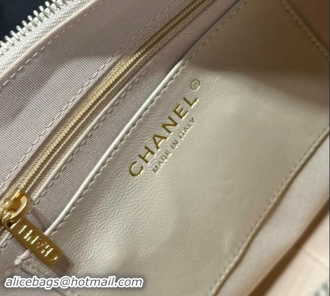 Promotional Chanel Shiny Lambskin Maxi Hobo Bag AS5302 Beige 2024