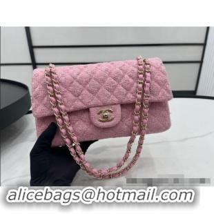 Promotional Chanel Tweed Classic Mini Flap Bag A69900 Light Pink 2024