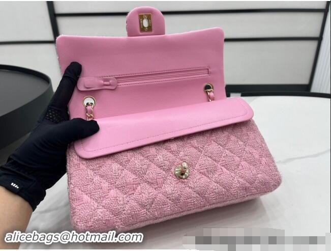 Promotional Chanel Tweed Classic Mini Flap Bag A69900 Light Pink 2024