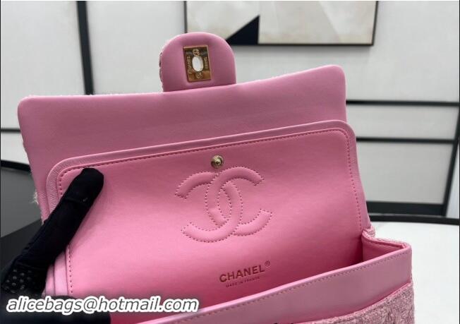 Promotional Chanel Tweed Classic Mini Flap Bag A69900 Light Pink 2024