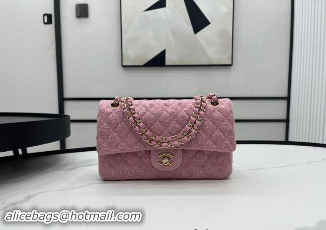 Promotional Chanel Tweed Classic Mini Flap Bag A69900 Light Pink 2024