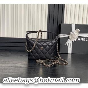 Trendy Design Chanel Grained Calfskin Clutch with Chain AP4386 Black 2024