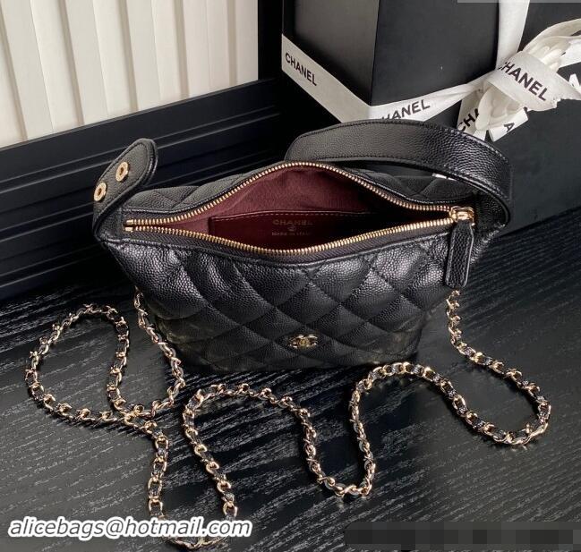 Trendy Design Chanel Grained Calfskin Clutch with Chain AP4386 Black 2024