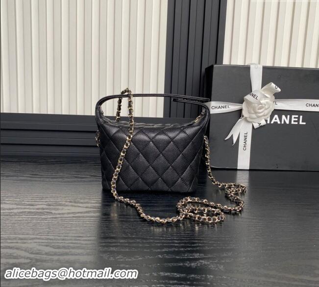 Trendy Design Chanel Grained Calfskin Clutch with Chain AP4386 Black 2024