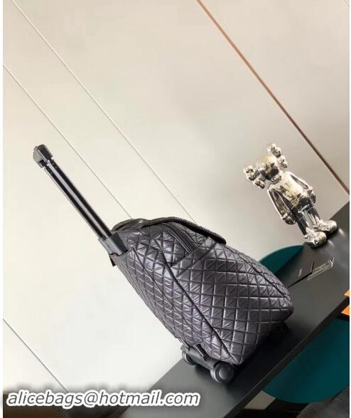 Buy Inexpensive Chanel Quilted Nylon Luggage Travel Bag 45cm A11777 Black