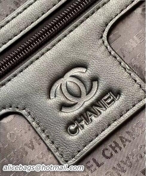 Best Quality Chanel Quilted Nylon Carry-on Travel Bag 52cm A11779 Black