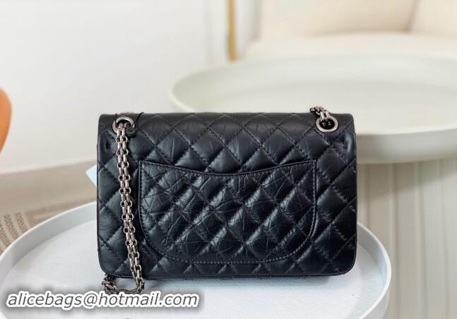 Top Design Chanel Reissue 2.55 Aged Calfskin Small Flap Bag A01112 Black/Gold 2023