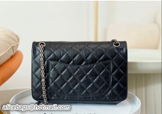 Top Quality Chanel Reissue 2.55 Aged Calfskin Large Flap Bag A37587 Black/Gold 2023