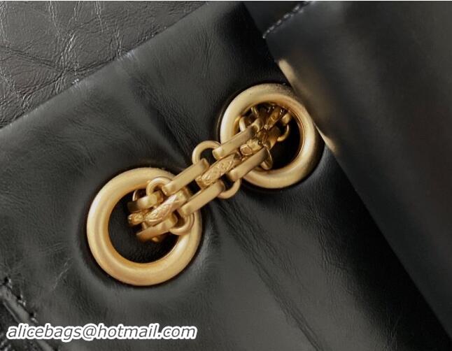 Well Crafted Chanel 2.55 Handbag in Aged Calfskin & Gold-Tone Metal A1601 Black 2024 Top Quality