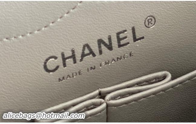 Buy Chanel Large 2.55 Handbag in Aged Calfskin & Silver-Tone Metal A1603 Grey 2024 Top Quality