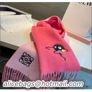 Buy Luxury Loewe Double Long Scarf 35x180cm 112802 Pink 2024