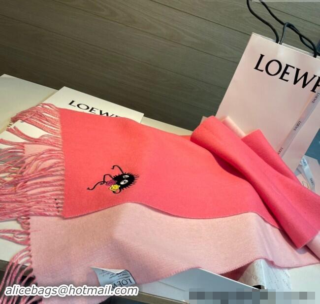 Buy Luxury Loewe Double Long Scarf 35x180cm 112802 Pink 2024