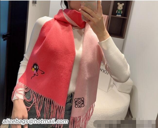 Buy Luxury Loewe Double Long Scarf 35x180cm 112802 Pink 2024