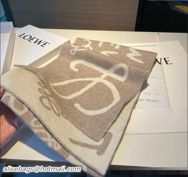 Most Popular Loewe Anagram Cashmere Long Scarf 30x190cm 1128 Grey 2024