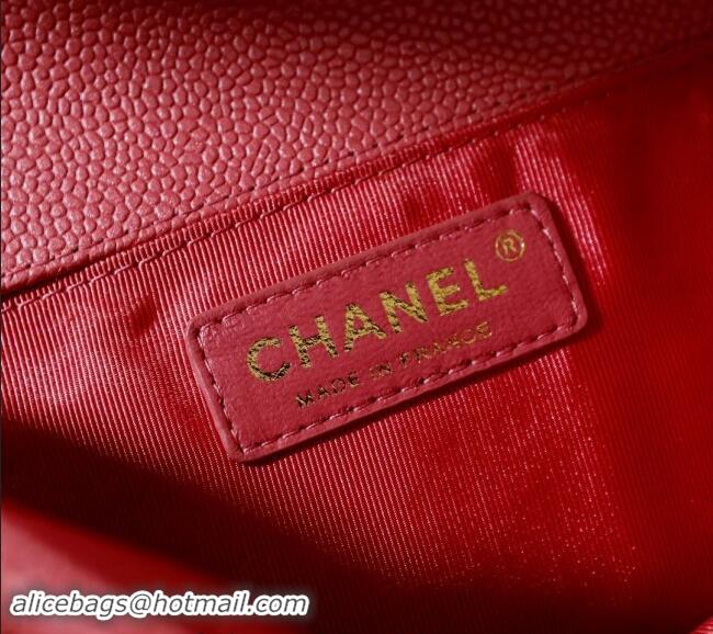 Grade Quality Chanel Grained Calfskin Medium Classic Le Boy Flap Bag A67086 Pink