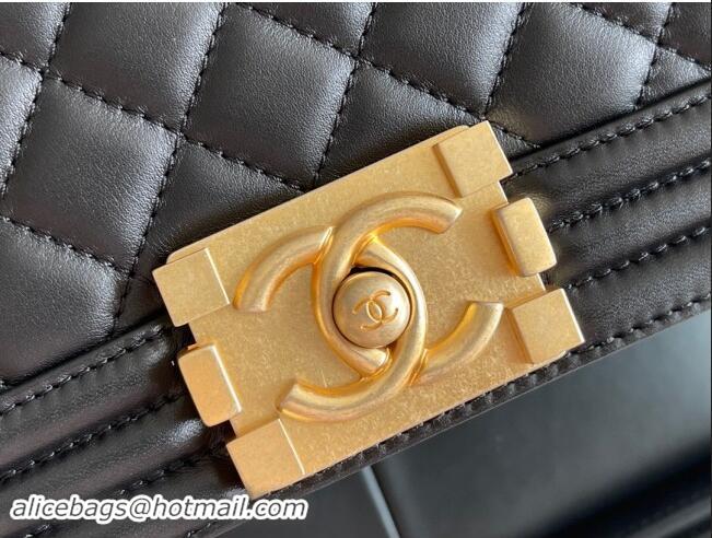 Promotional Chanel Original Calfskin Leather Medium Boy Flap Bag AS2631 Black/Gold Top Quality