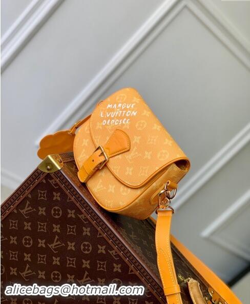 Super Quality Louis Vuitton Mens Montsouris Messenger bag in Monogram Heritage Canvas M12694 Yellow 2024