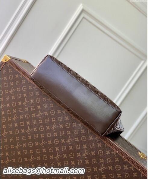 Well Crafted Louis Vuitton Coussin Hobo MM Bag in Monogram Leather M12072 Chocolate Brown 2024