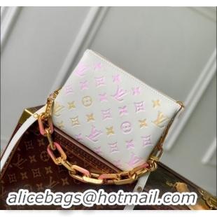 Well Crafted Louis Vuitton Coussin BB Bag in Monogram Puffy Lambskin M11727 White 2024