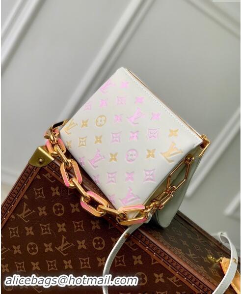 Well Crafted Louis Vuitton Coussin BB Bag in Monogram Puffy Lambskin M11727 White 2024