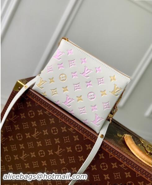 Well Crafted Louis Vuitton Coussin BB Bag in Monogram Puffy Lambskin M11727 White 2024