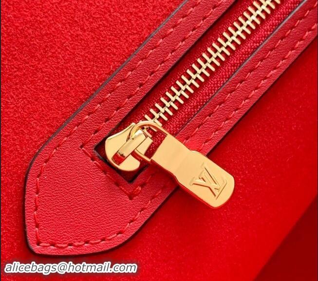 Low Price Louis Vuitton Epi Leather Neverfull MM Tote Bag M12755 Red 2024