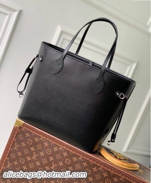 Well Crafted Louis Vuitton Epi Leather Neverfull MM Tote Bag M11930 Black 2024