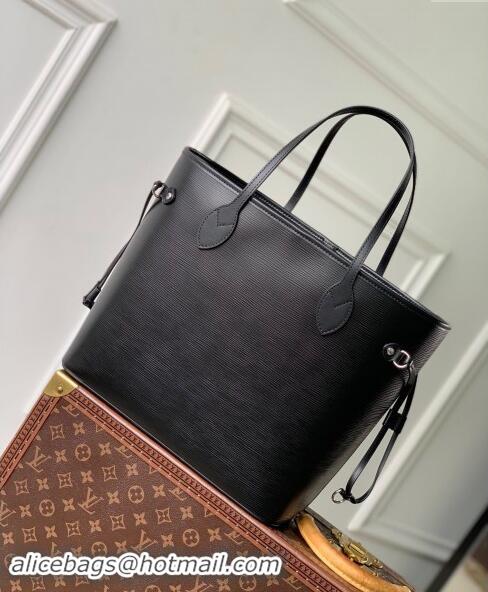 Well Crafted Louis Vuitton Epi Leather Neverfull MM Tote Bag M11930 Black 2024