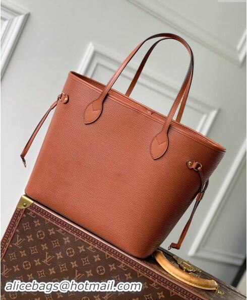 Well Crafted Louis Vuitton Epi Leather Neverfull MM Tote Bag M12467 Kenyan Fauve Brown 2024