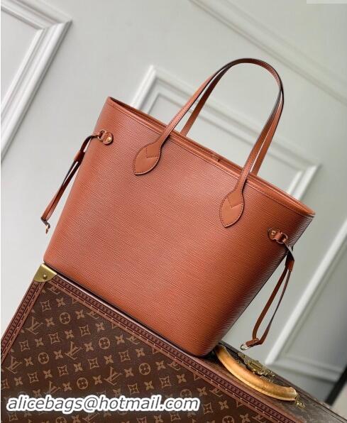 Well Crafted Louis Vuitton Epi Leather Neverfull MM Tote Bag M12467 Kenyan Fauve Brown 2024