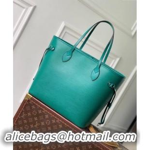 Top Grade Louis Vuitton Epi Leather Neverfull MM Tote Bag M12755 Green 2024