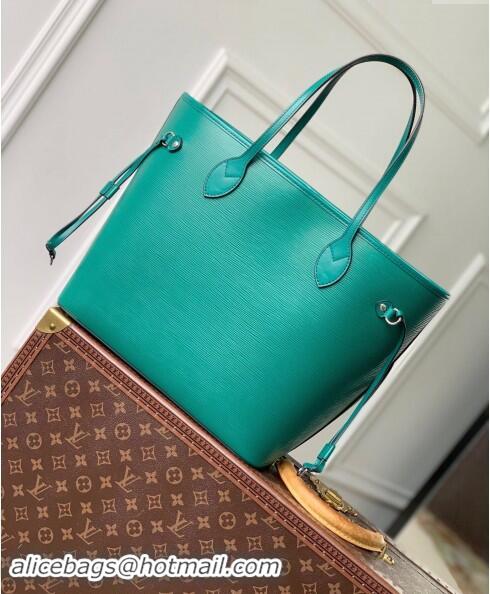 Top Grade Louis Vuitton Epi Leather Neverfull MM Tote Bag M12755 Green 2024