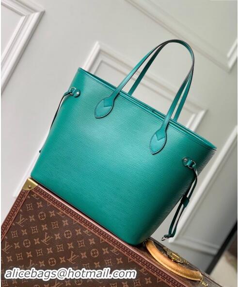 Top Grade Louis Vuitton Epi Leather Neverfull MM Tote Bag M12755 Green 2024