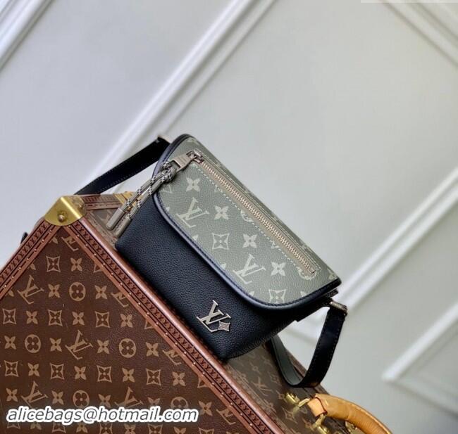 ​Buy Discount Louis Vuitton Mens Pulse Wearable Wallet Mini Bag M12618 Khaki Green/Black 2024