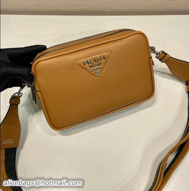 Grade Design Prada Medium Leather Bag Shoulder Bag 1BH082 Caramel