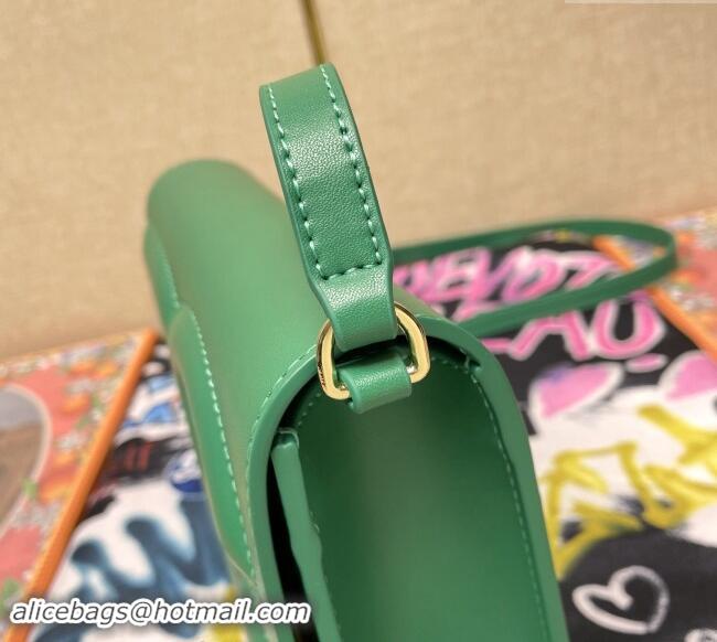 Well Crafted Dolce&Gabbana DG Calfskin Crossbody Bag with Logo D6611 Green 2022